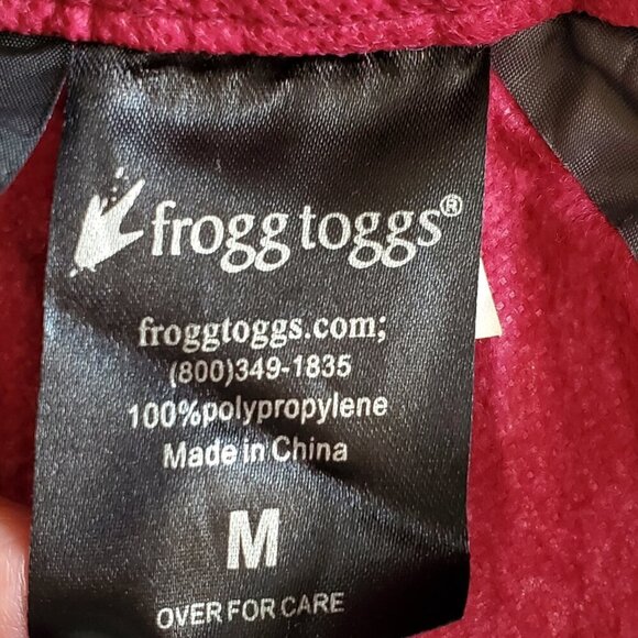 FROGG TOGGS Kids' Classic Pro Action Waterproof Rain Jacket Cherry Color M - Picture 12 of 16